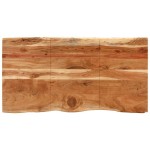 vidaXL Masă de bucătărie, 154x80x76 cm, lemn masiv de acacia vidaXL Masă de bucătărie, 154x80x76 cm, lemn masiv de acacia