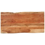 vidaXL Masă de bucătărie, 140 x 70 x 76 cm, lemn masiv de acacia vidaXL Masă de bucătărie, 140 x 70 x 76 cm, lemn masiv de acacia