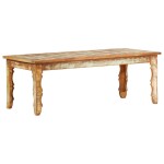 vidaXL Măsuță de cafea, 110 x 50 x 40 cm, lemn masiv reciclat vidaXL Măsuță de cafea, 110 x 50 x 40 cm, lemn masiv reciclat