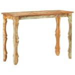 vidaXL Masă consolă, 110 x 40 x 76 cm, lemn masiv reciclat