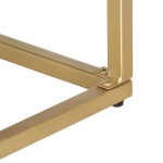 vidaXL Dulap, auriu, 120 x 30 x 75 cm, lemn masiv de mango