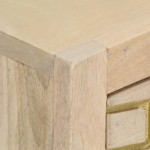vidaXL Masă consolă, auriu, 90 x 30 x 75 cm, lemn masiv de mango vidaXL Masă consolă, auriu, 90 x 30 x 75 cm, lemn masiv de mango
