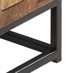 vidaXL Comodă TV, 120 x 30 x 40 cm, lemn masiv reciclat