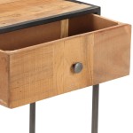 vidaXL Masă consolă, 90 x 30 x 75 cm, lemn masiv reciclat vidaXL Masă consolă, 90 x 30 x 75 cm, lemn masiv reciclat