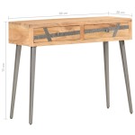 vidaXL Masă consolă, 90 x 30 x 75 cm, lemn masiv de acacia vidaXL Masă consolă, 90 x 30 x 75 cm, lemn masiv de acacia
