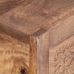 vidaXL Masă consolă, 90 x 30 x 75 cm, lemn masiv de mango vidaXL Masă consolă, 90 x 30 x 75 cm, lemn masiv de mango
