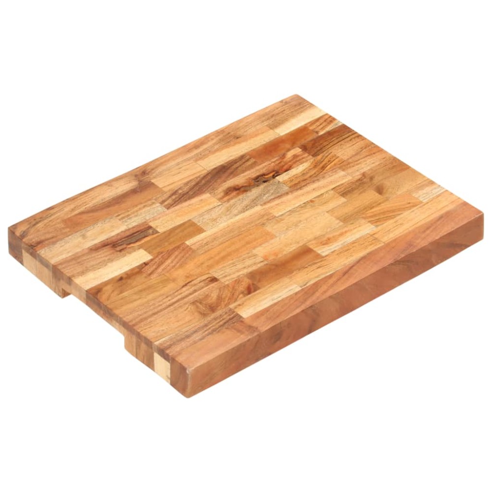 vidaXL Placă de tocat, 40x30x4 cm, lemn masiv de acacia