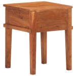 vidaXL Noptieră, 40 x 40 x 50 cm, lemn masiv de acacia vidaXL Noptieră, 40 x 40 x 50 cm, lemn masiv de acacia