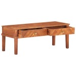 vidaXL Comodă TV, 110x40x41 cm, lemn masiv de acacia vidaXL Comodă TV, 110x40x41 cm, lemn masiv de acacia