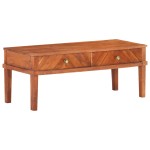 vidaXL Comodă TV, 110x40x41 cm, lemn masiv de acacia vidaXL Comodă TV, 110x40x41 cm, lemn masiv de acacia