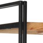 vidaXL Bibliotecă cu 5 rafturi, 140x30x180 cm, lemn masiv de acacia