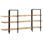 vidaXL Bibliotecă cu 3 niveluri, 160x31x80 cm, lemn masiv de mango vidaXL Bibliotecă cu 3 niveluri, 160x31x80 cm, lemn masiv de mango