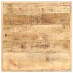 vidaXL Masă de bar, 60 x 60 x 107 cm, lemn de mango nefinisat