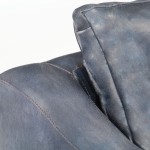 vidaXL Fotoliu, gri, piele naturală vidaXL Fotoliu, gri, piele naturală