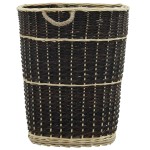 vidaXL Coș lemne foc cu curele de transport natural 57x51x69 cm salcie vidaXL Coș lemne foc cu curele de transport natural 57x51x69 cm salcie