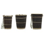 vidaXL Coș lemne foc cu curele de transport natural 57x51x69 cm salcie vidaXL Coș lemne foc cu curele de transport natural 57x51x69 cm salcie