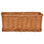 vidaXL Set de coșuri suprapuse, 4 piese, maro, salcie vidaXL Set de coșuri suprapuse, 4 piese, maro, salcie