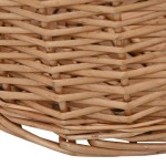 vidaXL Coș lemne foc cu mânere de transport natural 78x54x34 cm salcie vidaXL Coș lemne foc cu mânere de transport natural 78x54x34 cm salcie