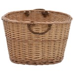 vidaXL Coș lemne foc cu mânere de transport natural 88x57x34 cm salcie vidaXL Coș lemne foc cu mânere de transport natural 88x57x34 cm salcie