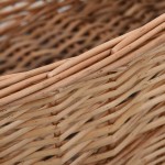 vidaXL Coș lemne foc cu mânere de transport natural 88x57x34 cm salcie vidaXL Coș lemne foc cu mânere de transport natural 88x57x34 cm salcie