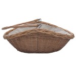 vidaXL Coș pentru lemne de foc cu mâner, maro, 61,5x46,5x52 cm salcie vidaXL Coș pentru lemne de foc cu mâner, maro, 61,5x46,5x52 cm salcie