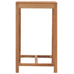 vidaXL Masă de bar de grădină, 60 x 60 x 105 cm, lemn masiv de tec vidaXL Masă de bar de grădină, 60 x 60 x 105 cm, lemn masiv de tec