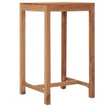 vidaXL Masă de bar de grădină, 60 x 60 x 105 cm, lemn masiv de tec vidaXL Masă de bar de grădină, 60 x 60 x 105 cm, lemn masiv de tec
