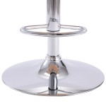 vidaXL Scaun de bar, crem, piele ecologică vidaXL Scaun de bar, crem, piele ecologică