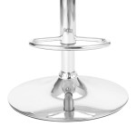 vidaXL Scaun de bar, alb, piele ecologică vidaXL Scaun de bar, alb, piele ecologică
