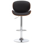 vidaXL Scaun de bar, negru, piele ecologică vidaXL Scaun de bar, negru, piele ecologică