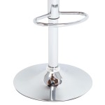 vidaXL Scaun de bar, alb, piele ecologică vidaXL Scaun de bar, alb, piele ecologică