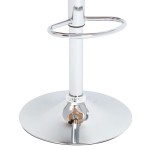 vidaXL Scaun de bar, crem, piele ecologică
