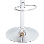 vidaXL Scaun de bar, gri taupe, material textil