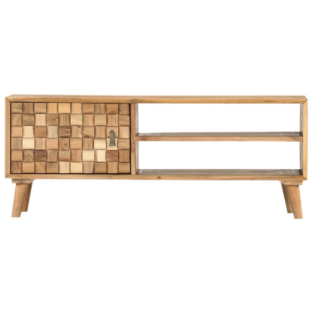 vidaXL Dulap TV, 100 x 35 x 40 cm, lemn masiv de acacia