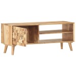 vidaXL Dulap TV, 100 x 35 x 40 cm, lemn masiv de acacia vidaXL Dulap TV, 100 x 35 x 40 cm, lemn masiv de acacia