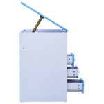 vidaXL Birou de studiu & desenat pentru copii rabatabil albastru & alb vidaXL Birou de studiu & desenat pentru copii rabatabil albastru & alb