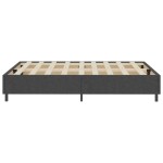 vidaXL Cadru de pat continental, gri, 160x200 cm, material textil