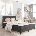 vidaXL Tăblie capitonată, gri închis, 140 x 200 cm, material textil