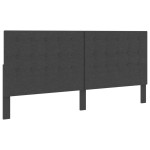 vidaXL Tăblie capitonată, gri închis, 200 x 200 cm, material textil vidaXL Tăblie capitonată, gri închis, 200 x 200 cm, material textil