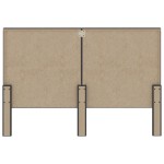 vidaXL Tăblie de pat, gri închis, 140 x 200 cm, material textil vidaXL Tăblie de pat, gri închis, 140 x 200 cm, material textil