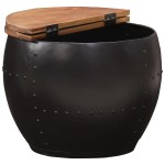 vidaXL Măsuță de cafea, 53 x 43 cm, lemn masiv reciclat vidaXL Măsuță de cafea, 53 x 43 cm, lemn masiv reciclat
