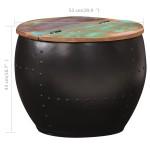 vidaXL Măsuță de cafea, 53 x 43 cm, lemn masiv reciclat vidaXL Măsuță de cafea, 53 x 43 cm, lemn masiv reciclat