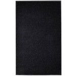 vidaXL Covoraș de ușă, negru, 117x220 cm, PVC