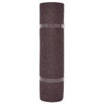 vidaXL Covor pentru expoziții striat, maro, 1,2x15 m