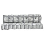 vidaXL Pernă pentru canapea din paleți, gri, textil, petice vidaXL Pernă pentru canapea din paleți, gri, textil, petice