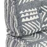vidaXL Pernă pentru canapea din paleți, gri, textil, petice vidaXL Pernă pentru canapea din paleți, gri, textil, petice
