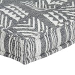 vidaXL Pernă pentru canapea din paleți, gri, textil, petice vidaXL Pernă pentru canapea din paleți, gri, textil, petice