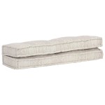 vidaXL Pernă pentru canapea din paleți, maro deschis, textil, petice vidaXL Pernă pentru canapea din paleți, maro deschis, textil, petice