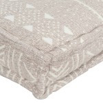vidaXL Pernă pentru canapea din paleți, maro deschis, textil, petice vidaXL Pernă pentru canapea din paleți, maro deschis, textil, petice
