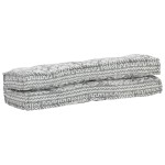 vidaXL Pernă de canapea din paleți, gri deschis, textil, petice vidaXL Pernă de canapea din paleți, gri deschis, textil, petice